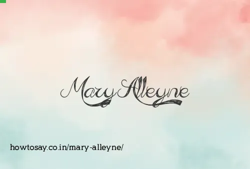 Mary Alleyne