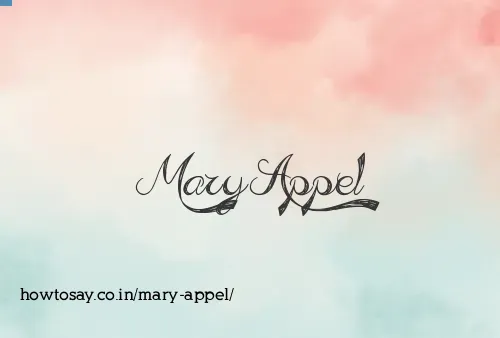 Mary Appel