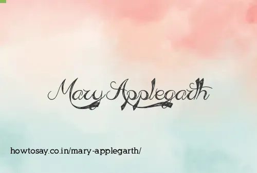 Mary Applegarth