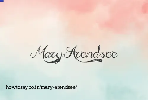 Mary Arendsee