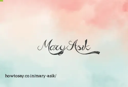 Mary Asik