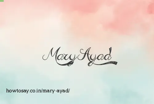 Mary Ayad