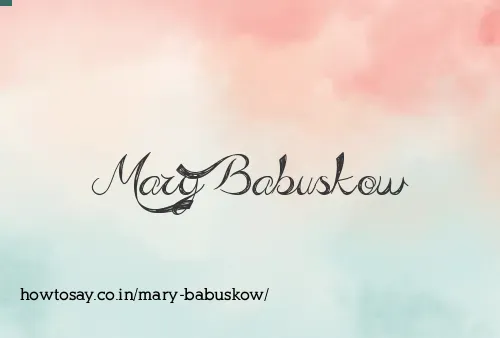 Mary Babuskow
