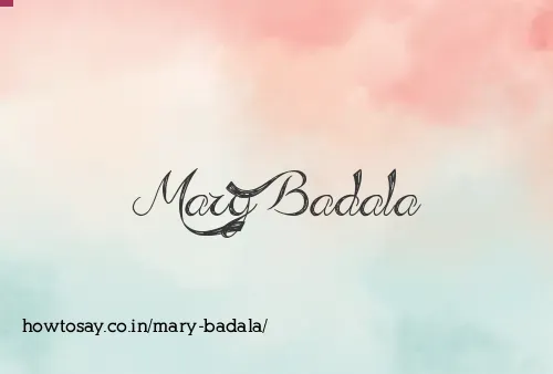 Mary Badala