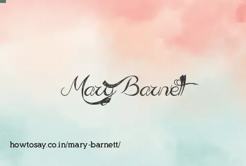 Mary Barnett