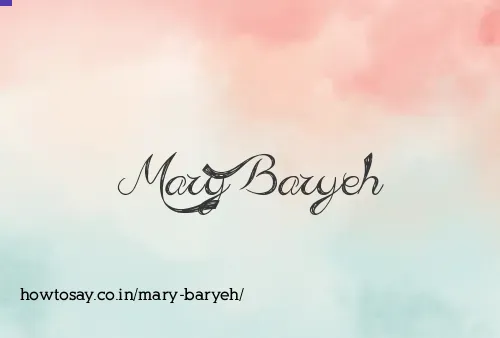 Mary Baryeh