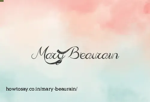 Mary Beaurain