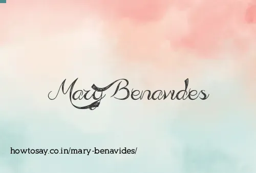 Mary Benavides