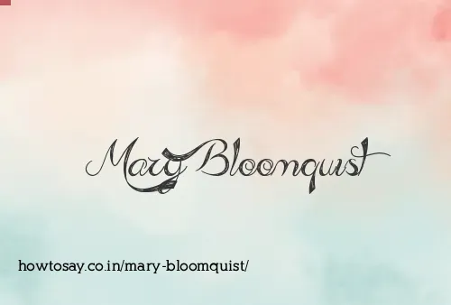 Mary Bloomquist
