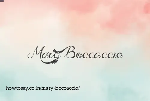 Mary Boccaccio