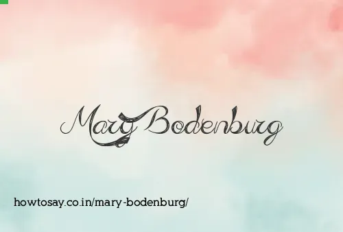 Mary Bodenburg