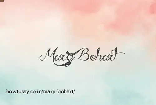 Mary Bohart