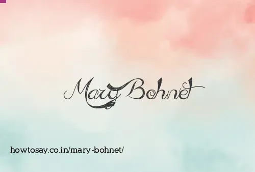 Mary Bohnet