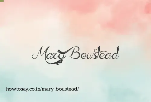 Mary Boustead