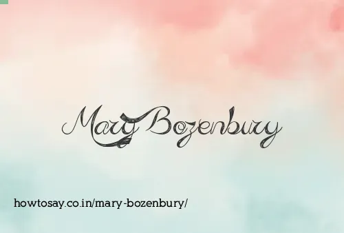 Mary Bozenbury