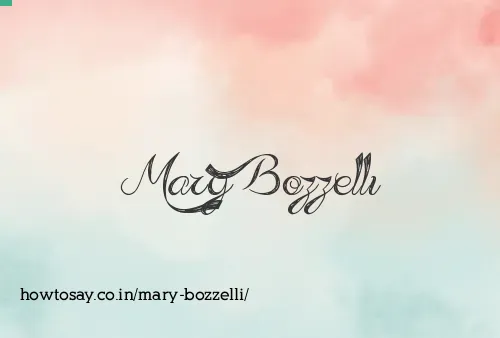 Mary Bozzelli