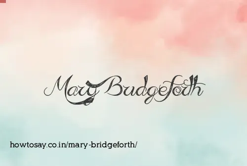 Mary Bridgeforth