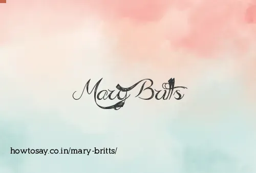 Mary Britts