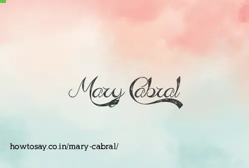 Mary Cabral
