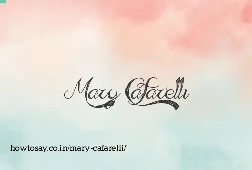 Mary Cafarelli
