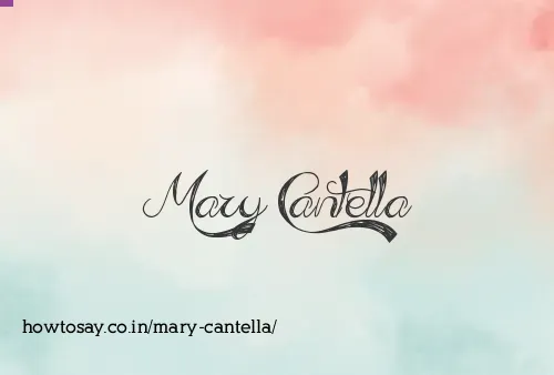 Mary Cantella