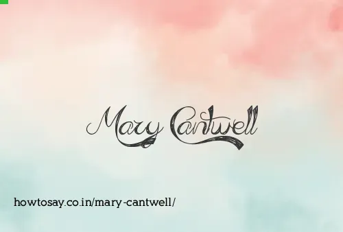 Mary Cantwell