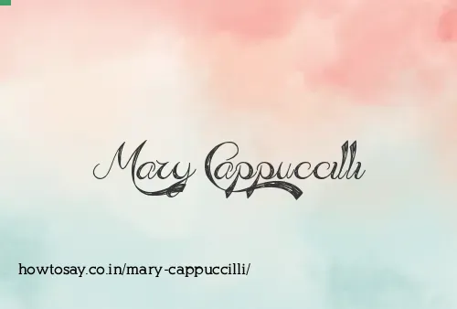 Mary Cappuccilli