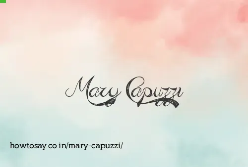 Mary Capuzzi