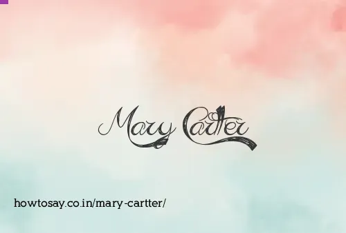 Mary Cartter