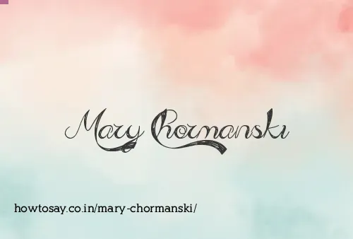 Mary Chormanski
