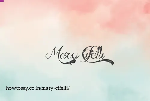 Mary Cifelli