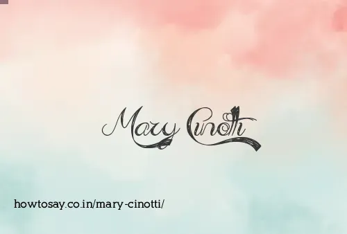 Mary Cinotti
