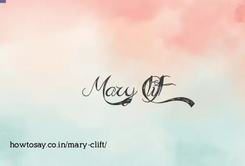 Mary Clift