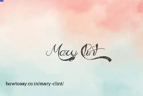 Mary Clint