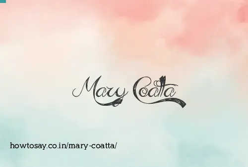 Mary Coatta