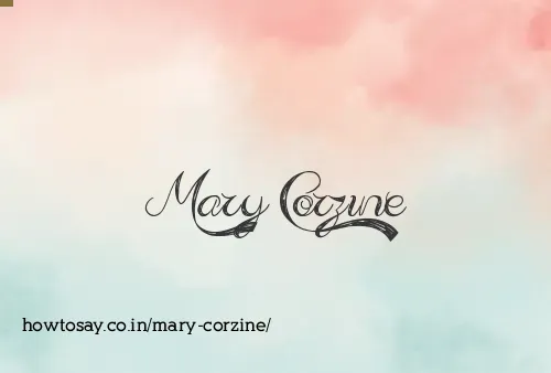Mary Corzine