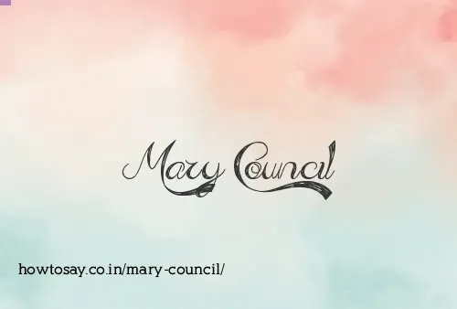Mary Council