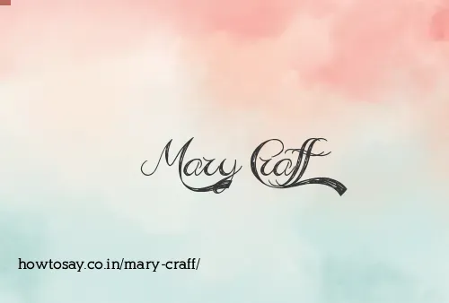 Mary Craff