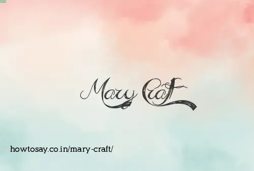 Mary Craft