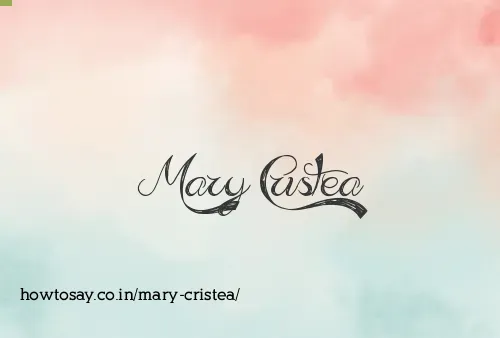 Mary Cristea