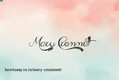 Mary Crommett