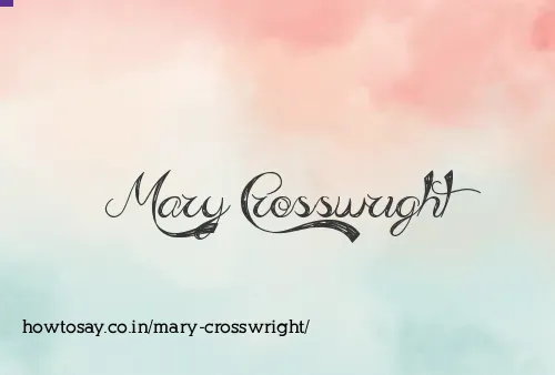 Mary Crosswright