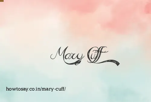 Mary Cuff