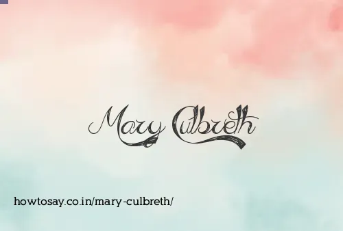 Mary Culbreth