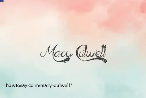Mary Culwell