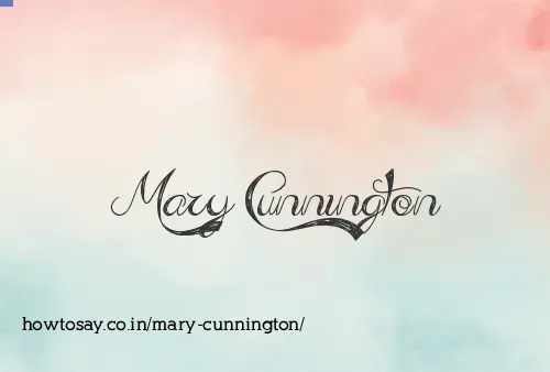 Mary Cunnington