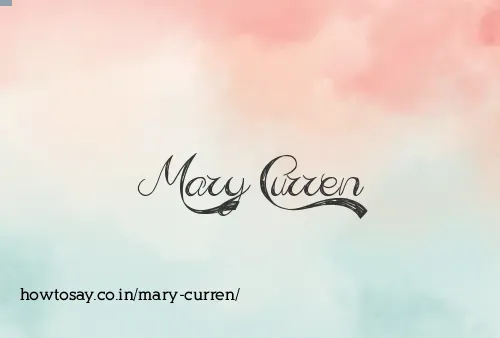 Mary Curren