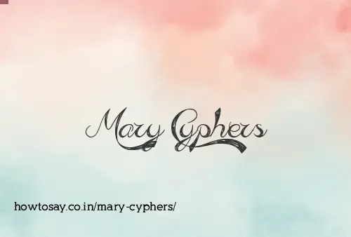 Mary Cyphers