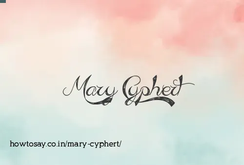 Mary Cyphert
