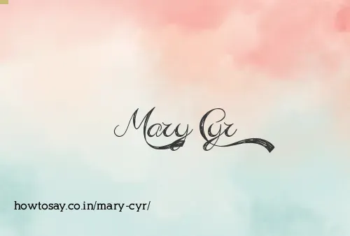 Mary Cyr